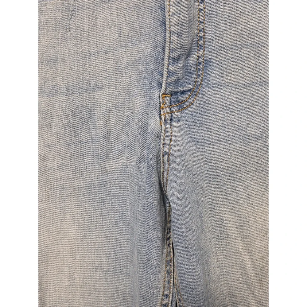 Old Navy High-Waisted Rockstar Super Skinny‎ Jeans Distressed Hem Size 6